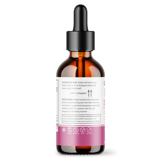 Liquid Probiotics for Women | Prebiotic + Cranberry + Probiotics for Digestive Health | Acidophilus Probiotic | Dairy Free | Vegan | Non-GMO | Gluten Free | 30 Servings