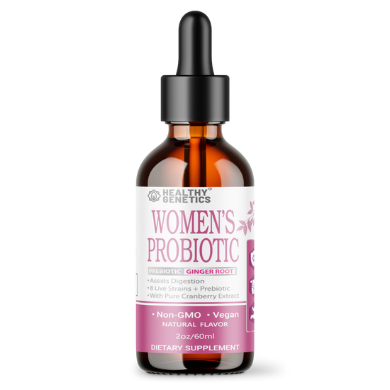 Liquid Probiotics for Women | Prebiotic + Cranberry + Probiotics for Digestive Health | Acidophilus Probiotic | Dairy Free | Vegan | Non-GMO | Gluten Free | 30 Servings