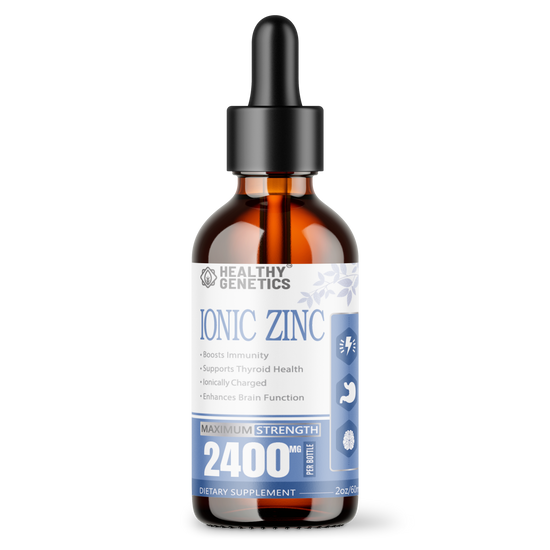 Liquid Zinc Drops Concentrate for entire family | 240 Day Supply | Zinc Sulfate 2400mg | Immunity, Mood, Brain Thyroid | 2 Oz