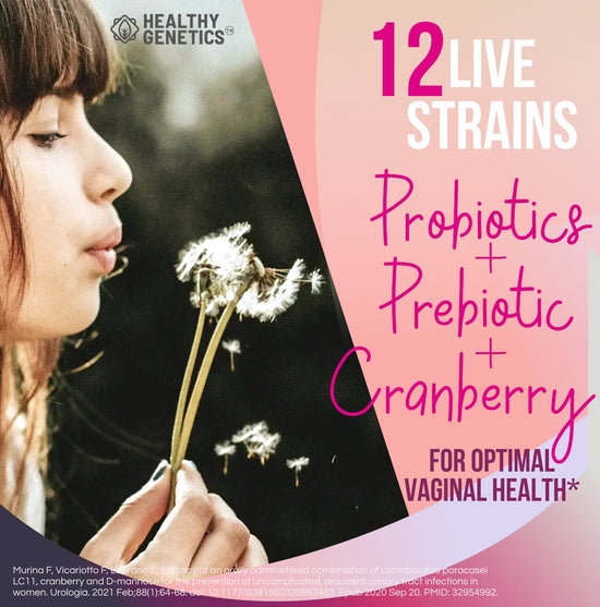 Liquid Probiotics for Women | Prebiotic + Cranberry + Probiotics for Digestive Health | Acidophilus Probiotic | Dairy Free | Vegan | Non-GMO | Gluten Free | 30 Servings